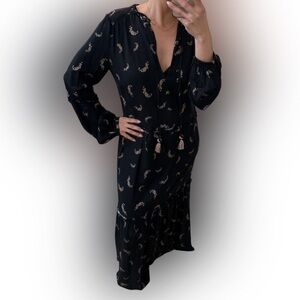 Place Black and Cream Maxi Dress